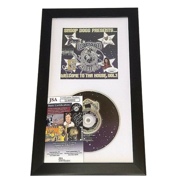 Snoop Dogg Signed Welcome To Tha House Vol 1 CD Cover Framed JSA Autographed